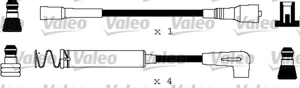Buji+Bobin Kablosu Corsa 1,2 8V (84>90) | VALEO 346136