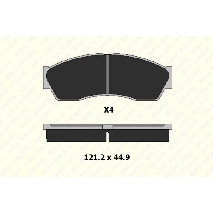 On Fren Balatasi Tata Indigo Rover City 1,4 | KALE B 24555 165 04 ANS | OEM 277942100114 277942100114 277942100134 277942100134