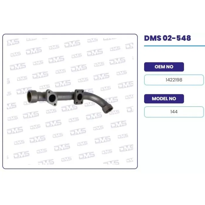 Egzoz Manifoldu L Dirsek Scania P G R T 144 | DEMOSAN 02-548 | OEM 1422198-1354423