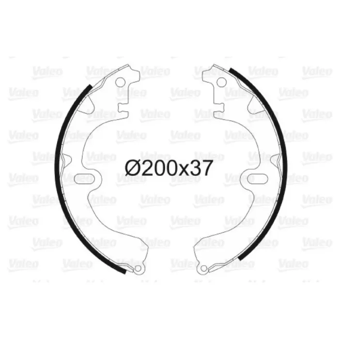 Arka Fren Balatasi Pabuc Camry 1984 1991 Carina 1987 1997 CELICA,1986 1993 Corolla 1997 2000 (E11) | VALEO 562599 | OEM 0449512171 0449512171 0449501011 0449501030 0449512082 0449501011 0449501030 0449512082