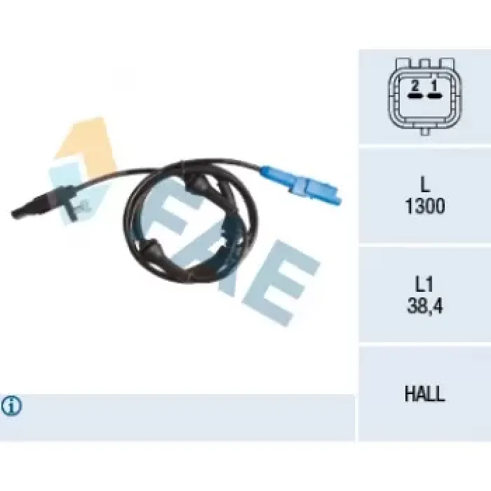 ABS Kablosu Sensoru On Sag Sol 407 508 C5 3 C6 | FAE 78089 | OEM 4545K6