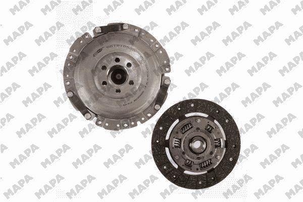 Debriyaj Seti (Rulmansiz) Golf 4 Bora Leon Toledo 1,6 16V Azd Bcb 01>06 | MAPA 002210 209 | OEM 036141015N 3000846301