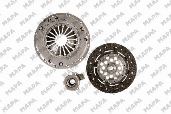 Debriyaj Seti (Hidrolik Rulman) Corsa C / D Meriva Tigra 1,3CDTI | MAPA 004215 308 | OEM 622309533