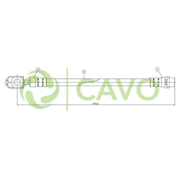 On Fren Hortumu Polo 96> Arosa 98> Lupo 98> | CAVO C800 542A | OEM 3A0611701 3A0611701 6N0611701A 6N0611701B 6N0611701A 6N0611701B