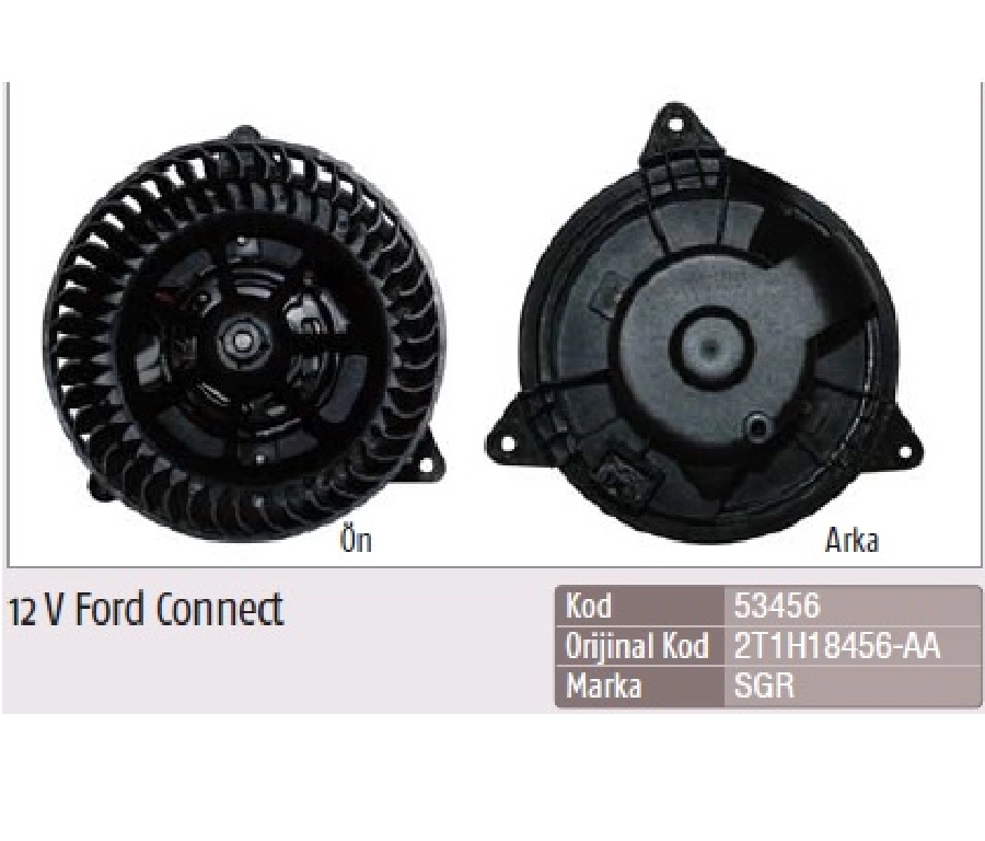 Kalorifer Mot. - Ford Connect | OEM 53456