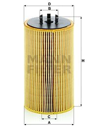 Direksiyon Yag Filtresi - Mercedes Axor Actros Atego Ford Cargo / 1833-2533-4142 1850 F-Max Euro 6 (Tekli Kutu Universal) | MANN H601/4 | OEM 0004662804 81473016005 905480 1953094 GC46