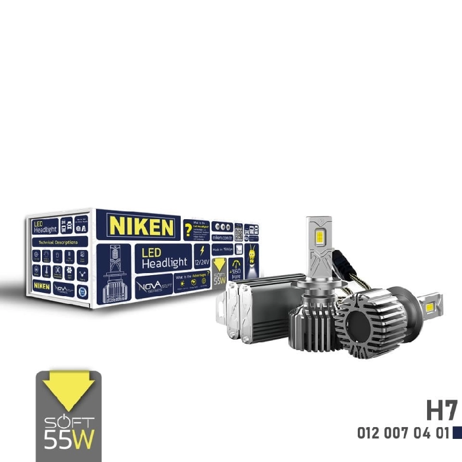 LED Xenon Nova Soft Serisi H7 (55W) | OEM 0120070401