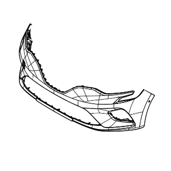 On Tampon Siyah Mat Clio 5 20> | PULO P1-RC9 | OEM 620220229R