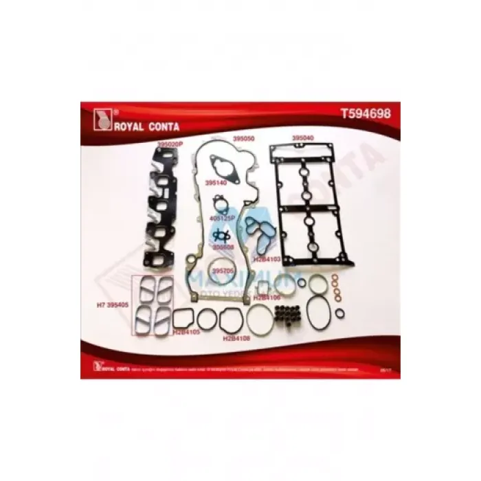 Ust Takim Contasi Reinz Subap Lastikli (Skcsiz) Doblo III Punto Fiat 500 09> (MOTOR:199,A1 199,A9) | ROYAL T594698 | OEM 71753908 71753908 71753766 71753766