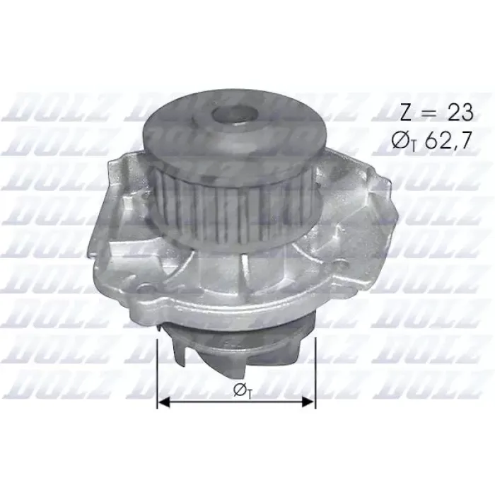 Devirdaim Brava Bravo Doblo Idea Marea Palio Punto Albea Stilo Musa Ypsilon Egea 1.2 16V / 1.4 1.6V | DOLZ S319 | OEM 55184081