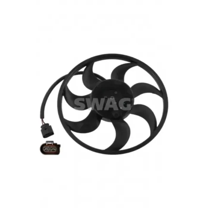 Fan Motoru Transporter T5 1,9TDI 2,5TDI (Buyuk Olan 450W 420MM) Axb Axc Axd 03>10 | SWAG 30940636 | OEM 7H0959455A