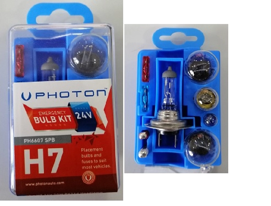 H7 24V Yedek Ampul ve Sigorta Kiti | OEM PH6607SPB