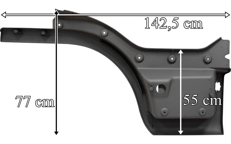 Çamurluklu Basamak Sol | OEM 81615100275