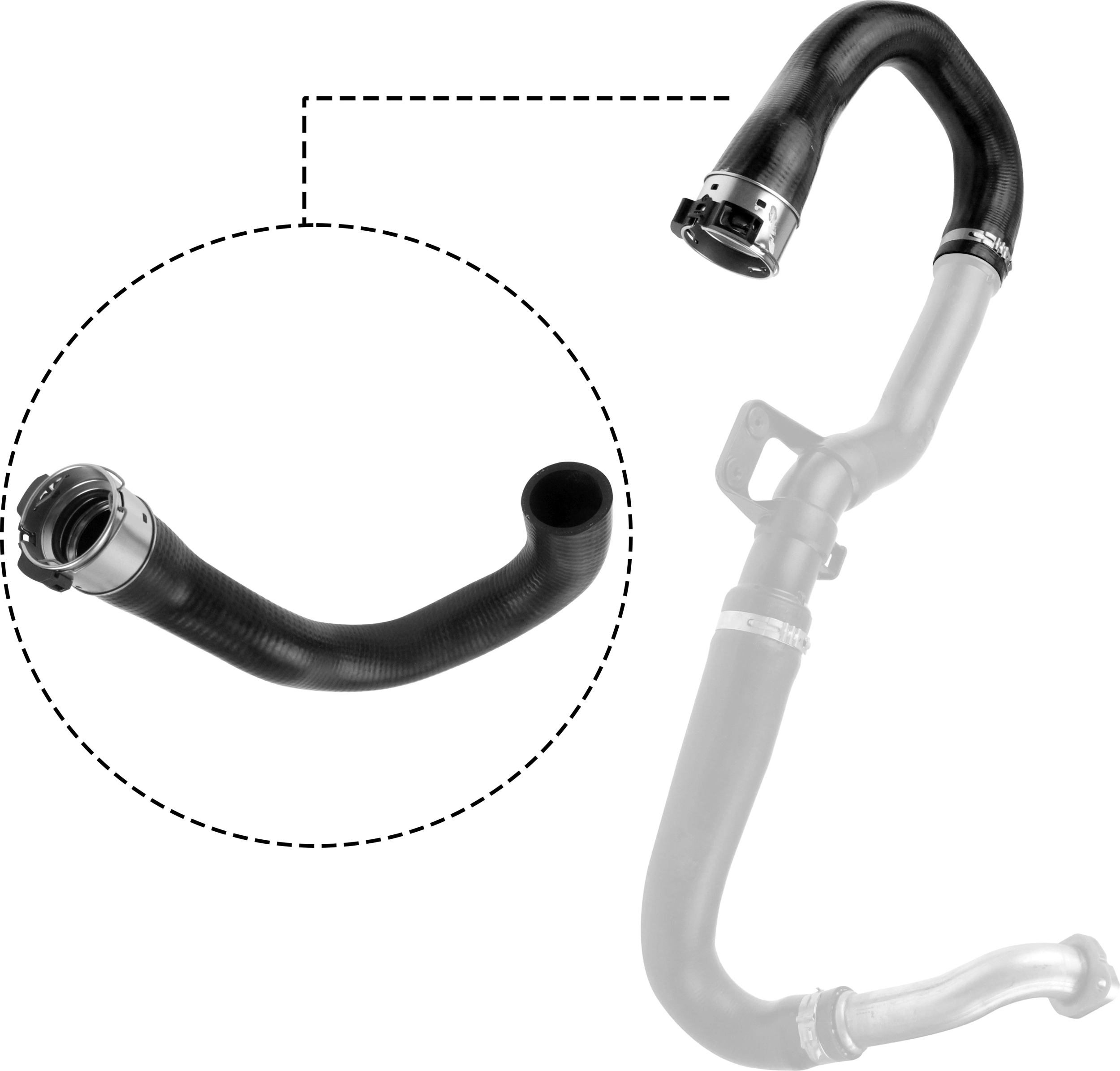 Turbo Hortum, Kivrik, Giris Havasi Sogutucusu, Komp,, Emme (Tanim SE2)CORSA D Z13DTJ A13DTC Z | YTT Y11644 | OEM 5860547