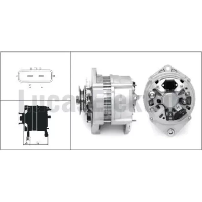 Alternator 24V 80A Iveco Euro Cargo Euro Star | LUCAS LEA0165 | OEM 1105368 1109755 1118147