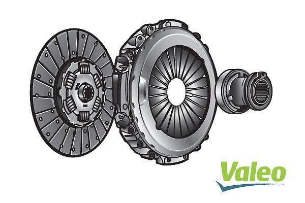 3 Lu Debriyaj Takimi (Baski+Disk+Rulman) Rvi Kerax, Magnum Euro 3 / 4 / 5 440 500 Hp | VALEO 827166