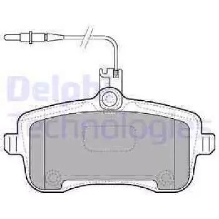 On Fren Balatasi P407 1,6HDI 110 Fap,1,8 2,0 2,0 Hdi 135 Fap 04>Fisli | DELPHI LP1890 | OEM 425277