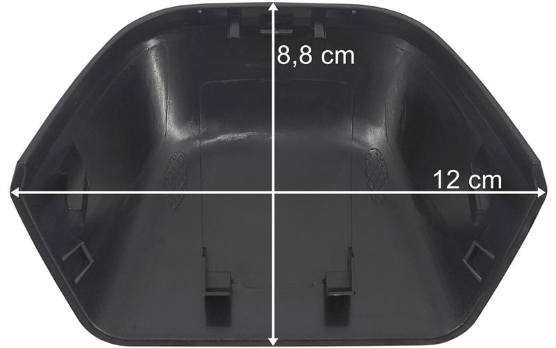 Kapı Üstü Ayna Kapağı DAF Xg (Siyah) | OEM 2248174
