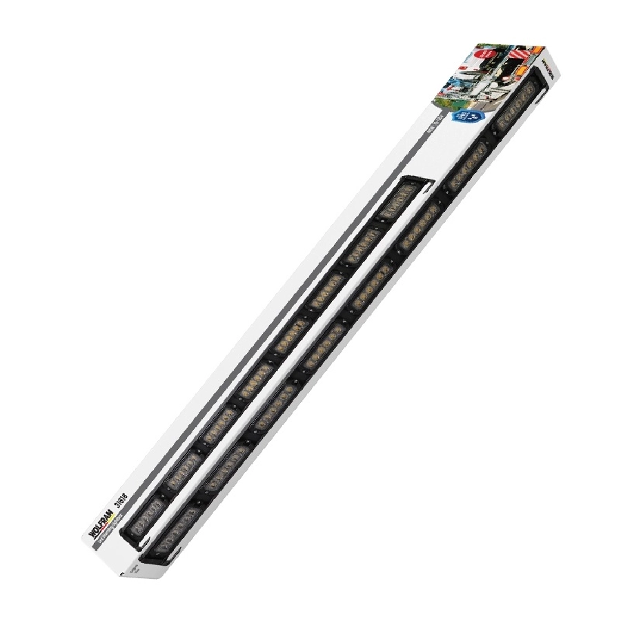 Yuvarlak LED İkaz Işığı 14 Fonksiyon E Belgeli 118CM 12, 24V 80W E9 | OEM 31618