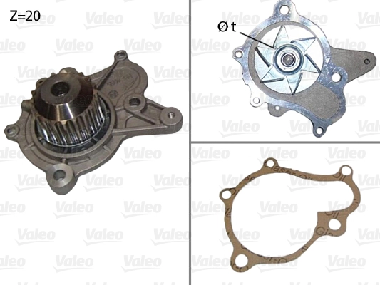 Devirdaim Accent 03 05 Dizel Getz 03 06 Dizel 3 Silindir Sportage 04> Tucson Cerato 2,0 CRDI | VALEO 506922 | OEM 2510027400
