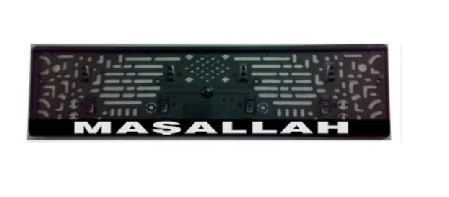 Plaka Altlığı ** Maşallah Yazılı ** Takmatik Dikdörtgen