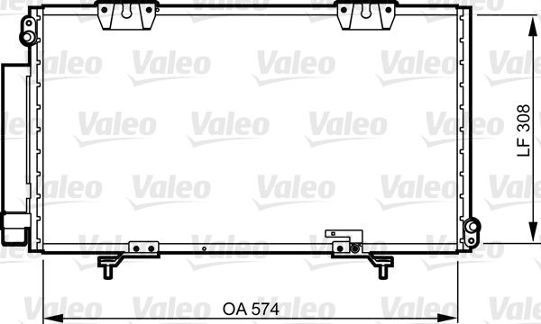 Klima Radyatoru Avensis 98>02 | VALEO 817803 | OEM 8845005020 8845005020 8845005080 8845005080