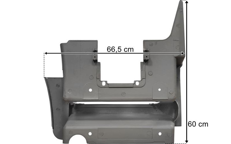 Basamak Axor 4140 Sol (Fiber-Gri) - (1.KALİTE) | OEM 9446601801
