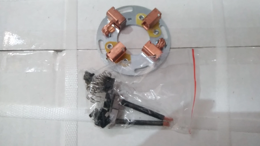 Marş Kömür Yuvası Valeo Tip Set - Tüm D7R Marşlar İçin Clio-Megane-Kango Yuva + Yay + 3 Rulman 3 Burç + Çata | OEM BHV730