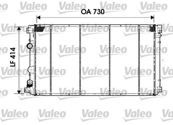 Radyator Renault Master | VALEO 732919 | OEM 2140000QAK 2140000QAM