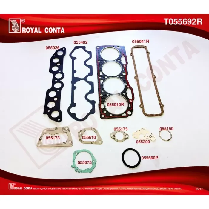 Motor Ust Takim Conta Fiat Tempra Tipo Uno SLX 1.6 91> | ROYAL T055692R | OEM 5888318 5888318 5890649 5892378 5890649 5892378