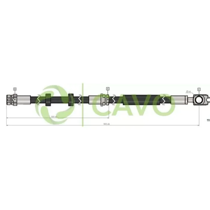 On Fren Hortumu Ibiza V Toledo IV 08> Rapid 12> | CAVO C900 897A | OEM 6R0611701A 6R0611701A 6R0611701B 6R0611701F 6R0611701B 6R0611701F