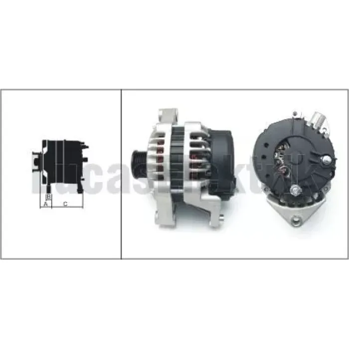 Alternator 12V 100A Astra Vectra | LUCAS LEA0172 | OEM 6204178 10480409 1204108