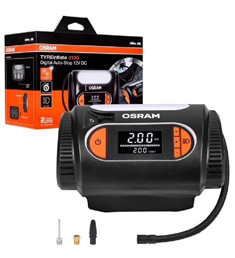 Tyreınflate 2120 OTI2120 Lastik Şişirme Kompresörü Dijital Ekran 12V | OEM OTI2120