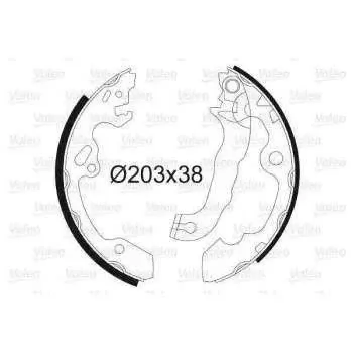 Arka Fren Balatasi (Pabuc) Focus I 1,4 16V / 1,6 16V / 1,8 16V 98>04 | VALEO 562648 | OEM 98AB 2200 BE 1126158 1126158
