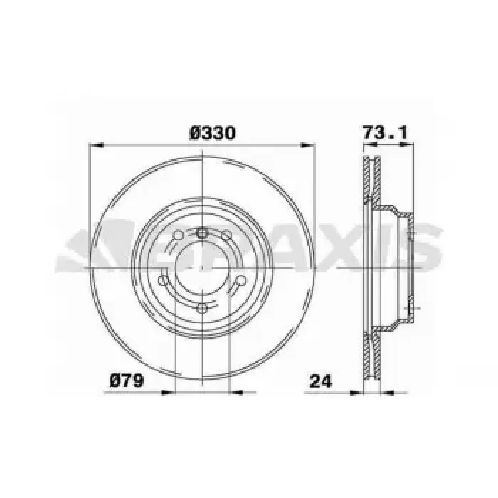 Fren Diski On Havali Bmw E81 E82 E87 E88 E90 E91 E92 E93 X1 E84 | BRAXIS AD0218 | OEM 34116764645 34116764645 34116854999 34116854999