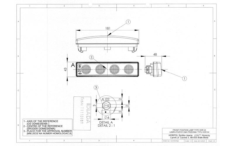 Ledli Kaş Lambası | OEM 1798980