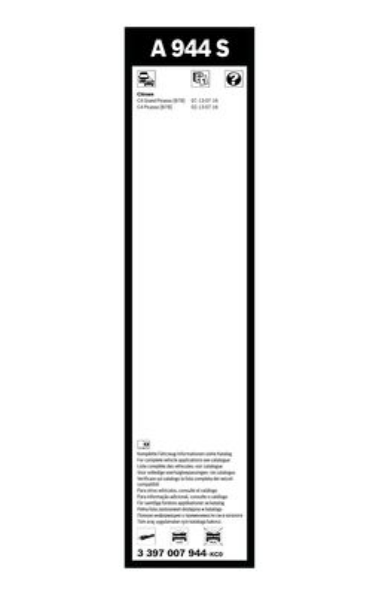 Aerotwin Silecek Seti - [800, 750 2000] | OEM 16 094 290 80