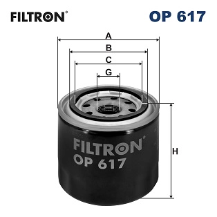 Yag Filtresi Accent Getz Elantra Cerato Rio Ceed Hyundai Kia Tum Benzinli Binekler | FILTRON OP 617 | OEM MD 352626 352626