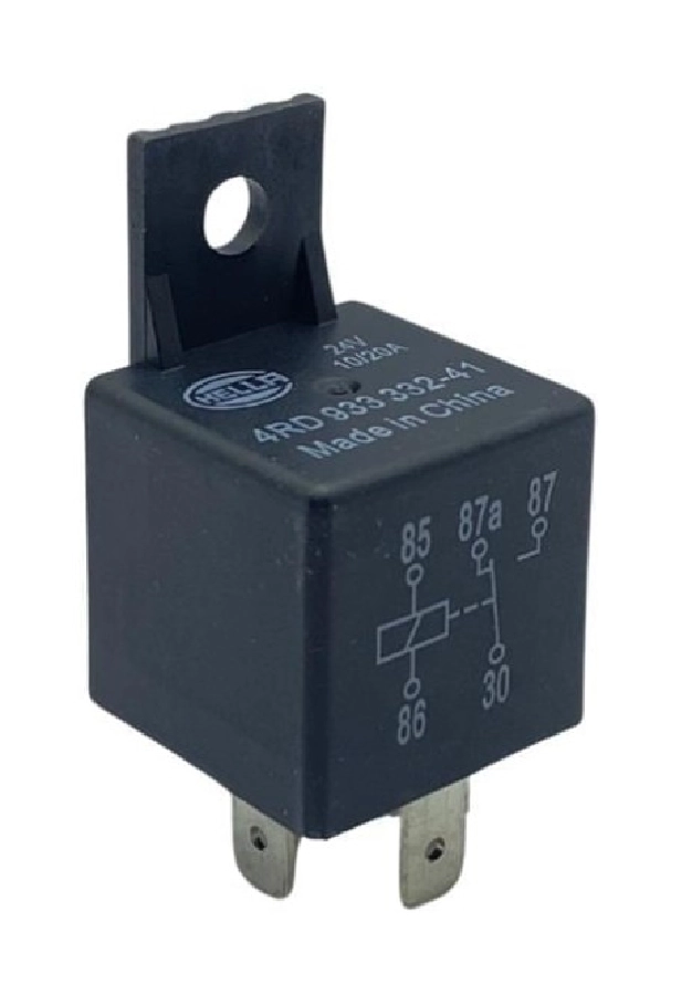 24V Röle 5 Uçlu 10 A, 20 A (Çift Platin) (30-85-86-87-87a) | OEM 4RD933332-411