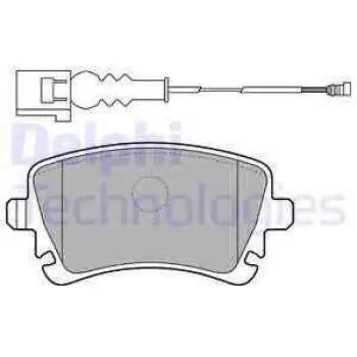 Arka Fren Balatasi (Fisli) Transporter T5 / T6 1,9 / 2,0 / 2,5TDI 03> | DELPHI LP1911 | OEM 7E0698451B 7H0698451 7H0698451B 7H0698451D
