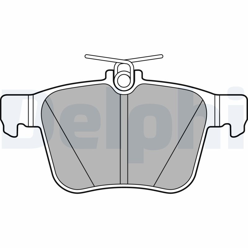 Arka Fren Balatasi A3 Golf 7 8V1 1.2 Tfsi / 1.4 Tfsi / 1.6 Tdi / 2.0 Tdi / S3 04 / 12 | DELPHI LP2697 | OEM 3Q0698451F 8V0698451D 5Q0698451P 3Q0698451J