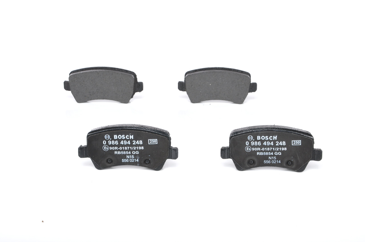 Fren Balatasi Arka S-Max 09> 06> Galaxy 3 06> / S60 10> S80 06> V60 V70 06> XC60 08> XC70 06> / Range Rover Evoque 11> | BOSCH 0986494248 | OEM 6G9J 2M008 FB LR027129 30671574