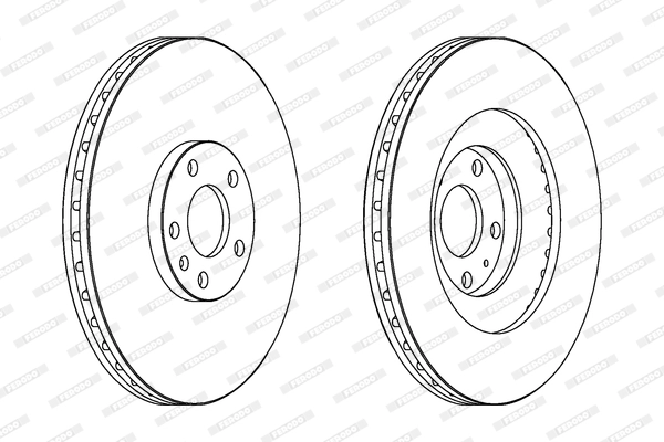 On Fren Disk Aynasi Havali A4 Cabriolet 8H7.8HE 3.2 Fsi 3.2 Fsi Quattro S4 Quattro 01>08 | FERODO DDF1661C-1 | OEM 8E0615301K 8E0615301T