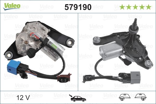 Silecek Motoru Arka P106 | VALEO 579190 | OEM 6405C4