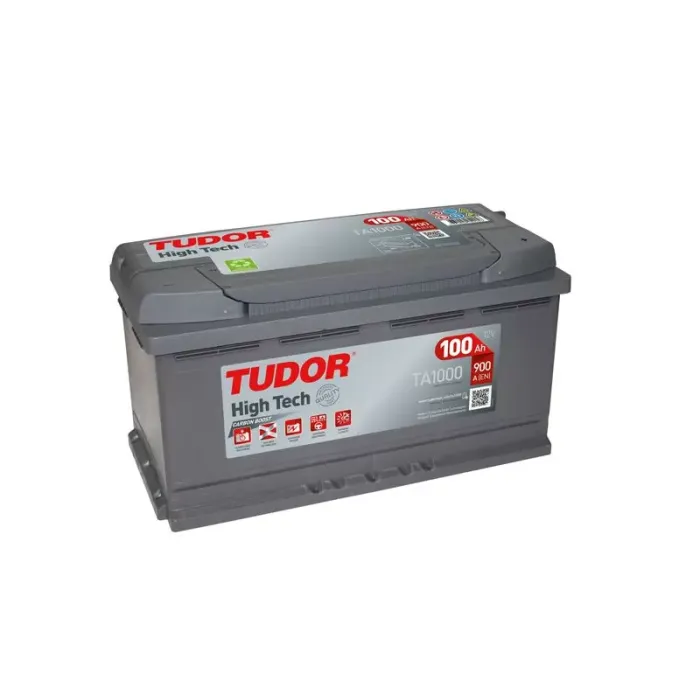 Aku 12V 100 Ah 900A L05 (353×175×190) High Tech Carbon Boost 2.0 (Hizli Şarj) | TUDOR TA1000 | OEM 55176515