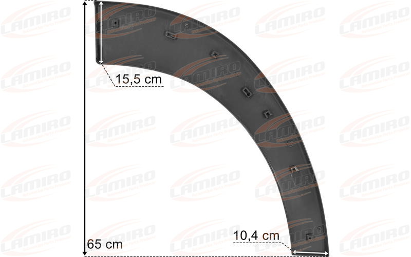 Çamurluk Yanağı Actros MP3 Kalın Sol | OEM 9436660637