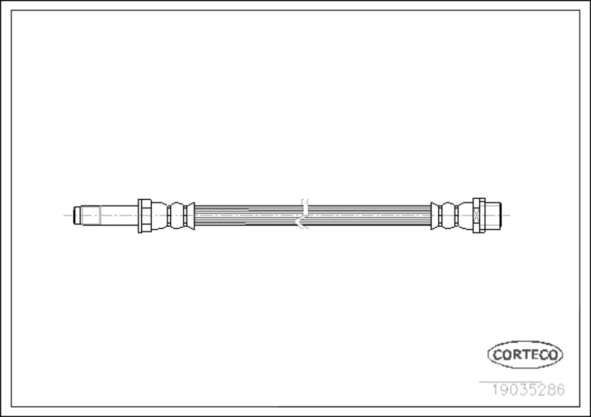 Fren Hortumu Ön Spr 906, Crafter 540 2000 | OEM 9064280935
