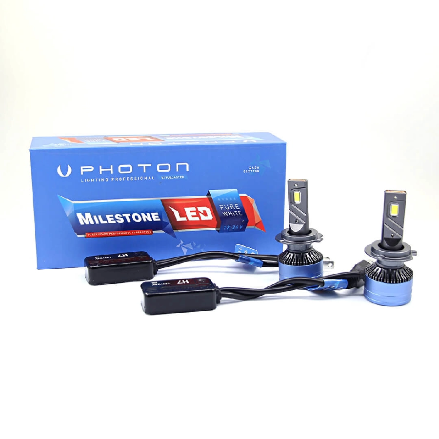 LED Far Ampulü (Takım) Mılestone Saga H7 12-24V LED Headlıght | OEM ML2677