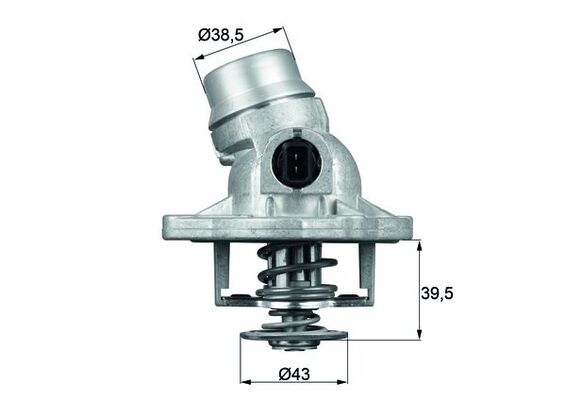 Termostat 105°C BMW M62 E38 E39 E53 M62 B44 Land Rover Range 3 Vogue L322 02>12 | MAHLE TM12105 | OEM 11531436386 PEL000060 PBM000010