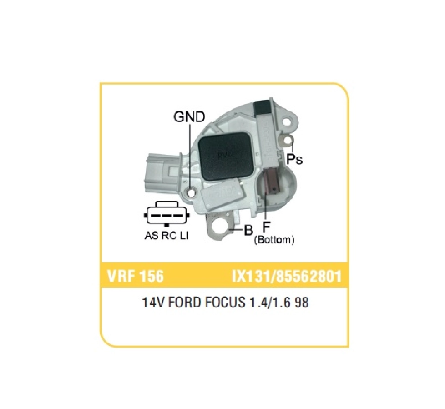 Konjektör 12V - Ford Focus-Fiesta 1.4 1.6 Benzinli As-Rc-Lı Uçlu | OEM VRF156M